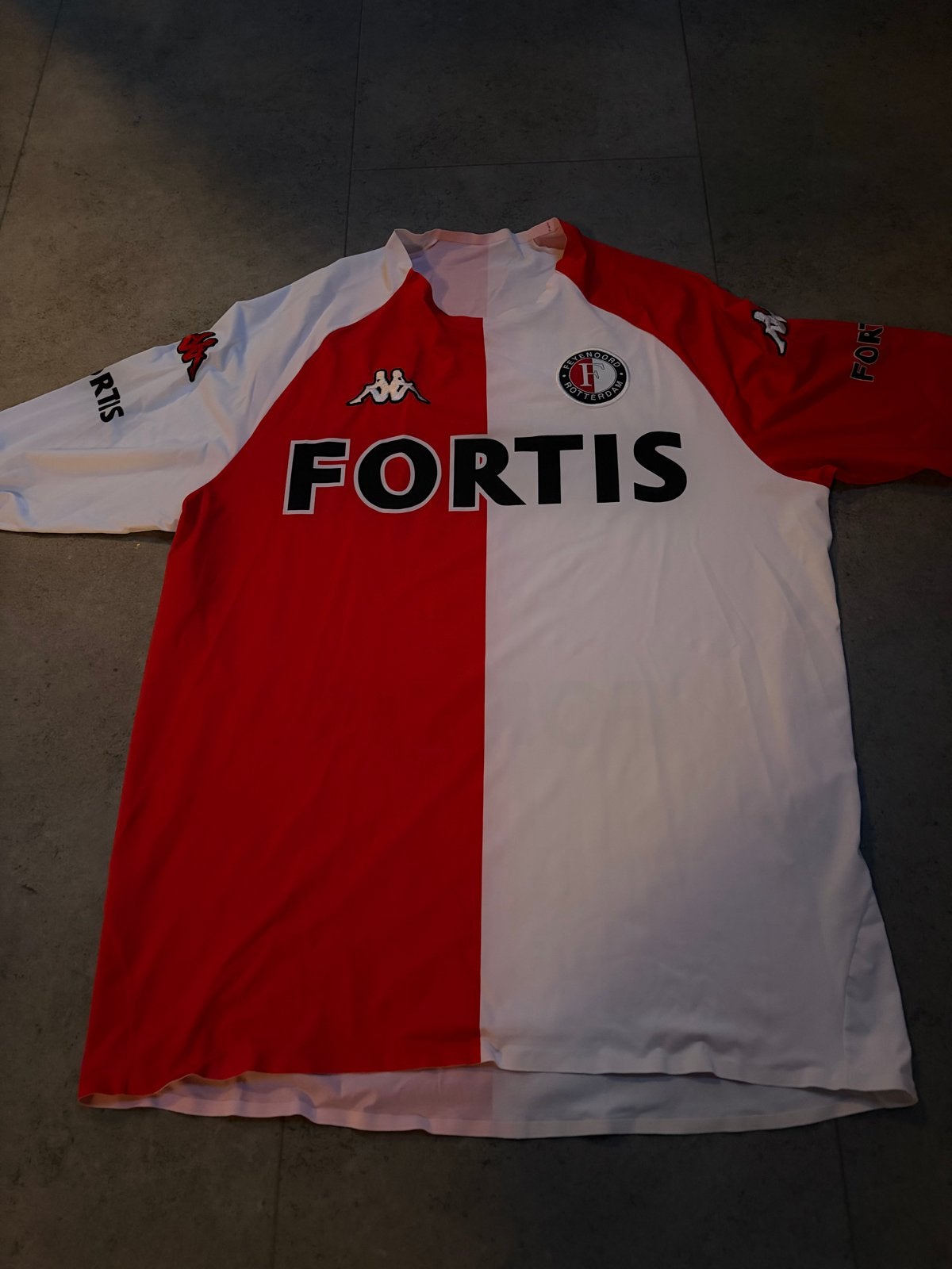 Feyenoord Thuisshirt 2006/2007 Kappa Fortis Maat L, Ophalen, Maat 52/54 (L), Voetbal, Gedragen