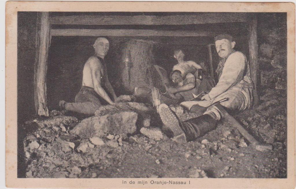 Staatsmijn Oranje Nassau 1 Heerlen - In de mijn, Verzenden, 1920 tot 1940, Ongelopen, Limburg