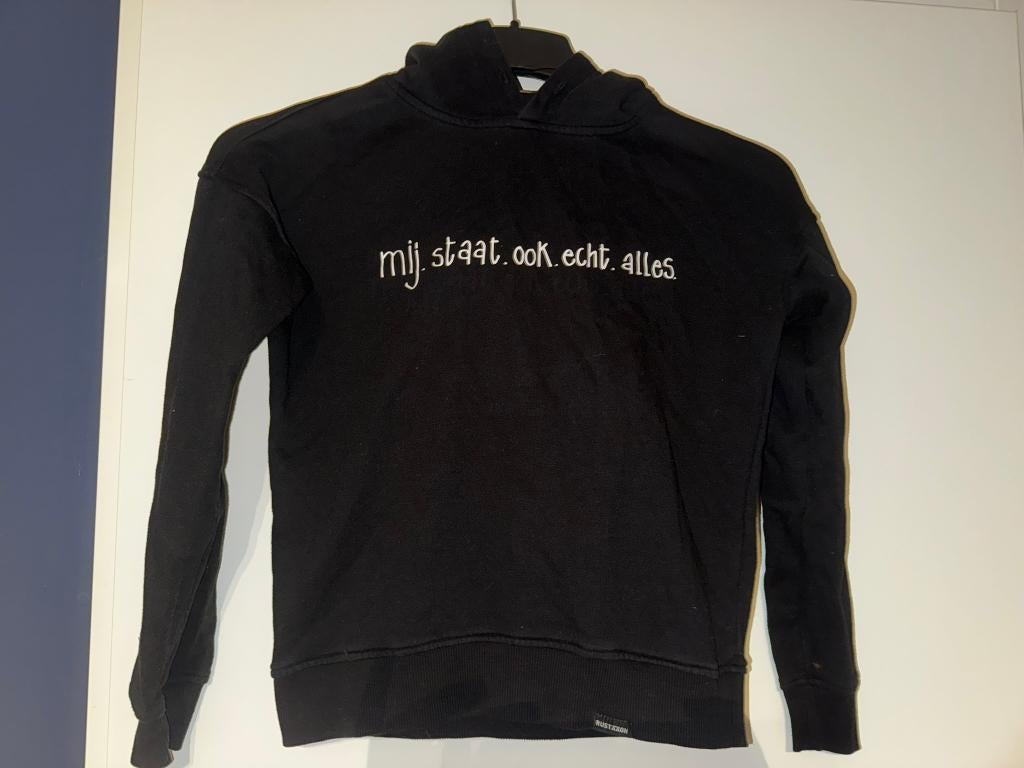 Rustaagh hoodie trui sweater zwart zwarte S, Ophalen of Verzenden, Gedragen, Maat 46 (S) of kleiner, Zwart