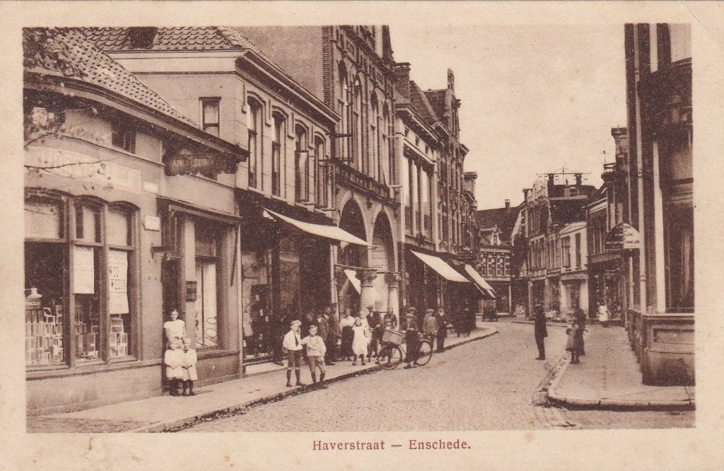 Enschede, Winkels, Volk., Verzenden, 1920 tot 1940, Gelopen, Overijssel