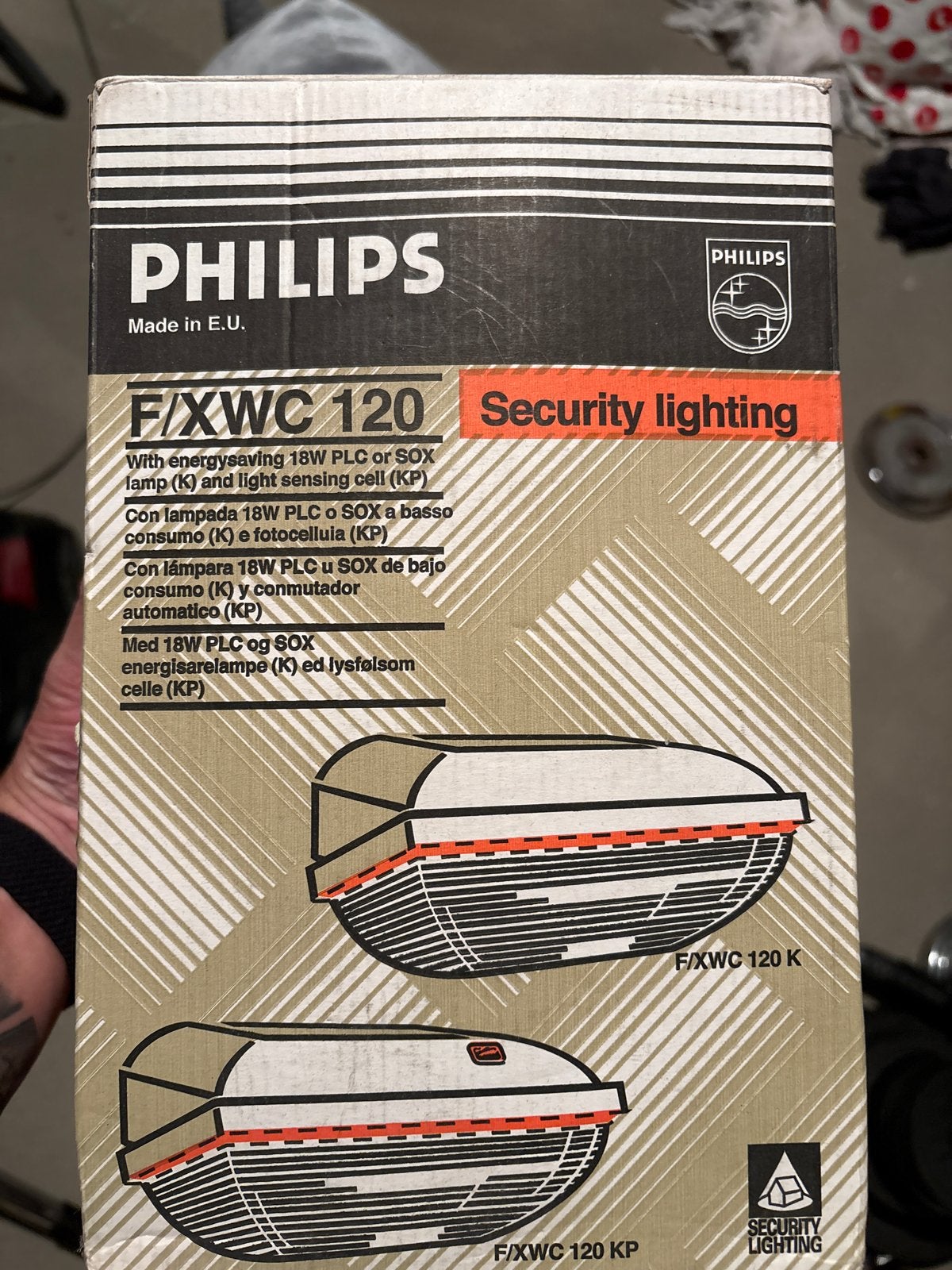 Philips F/XWC 120 Security Lighting - Nieuw in doos, Ophalen, Wit, Nieuw, Overige fittingen