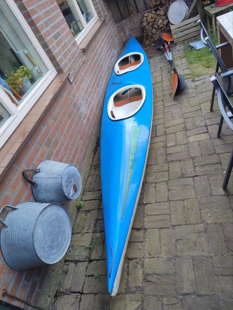 Lawrence Searcher 2 pers. kano 500 cm x 68 cm. Incl peddels, Watersport en Boten, Ophalen, Eén persoon