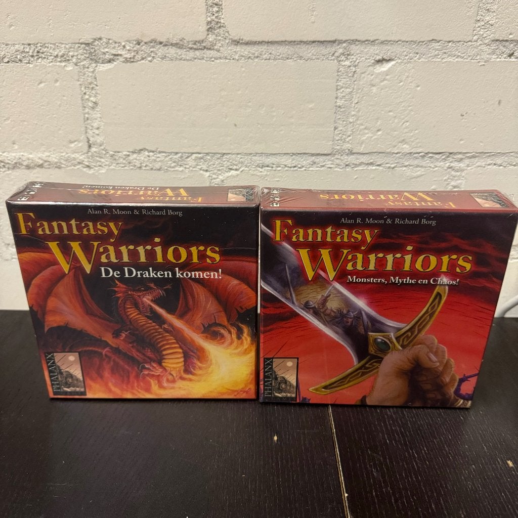 Fantasy Warriors kaartspel, Een of twee spelers, Ophalen of Verzenden, Nieuw, Phalanx Games