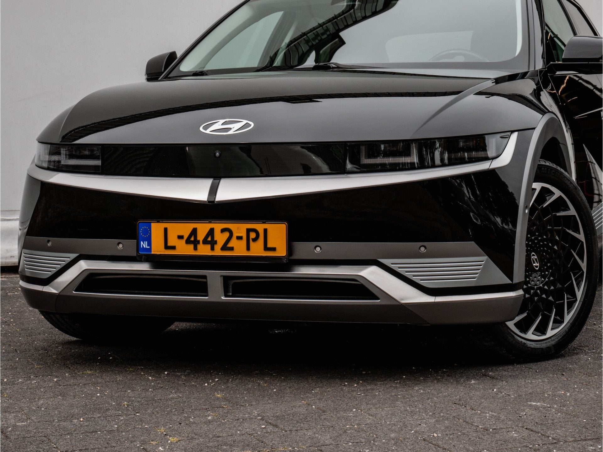 Hyundai IONIQ 5 Project 45 AWD 306pk 73kWh SOH 95% Trekhaak/, Auto's, Hyundai, Gebruikt, Met garantie (alle), Zwart, Vierwielaandrijving