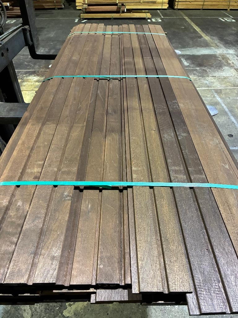 channelsiding-rabatdelen- Hardhout-Noa Meranti-18x126mm, Ophalen, Overige typen, Nieuw, Hardhout