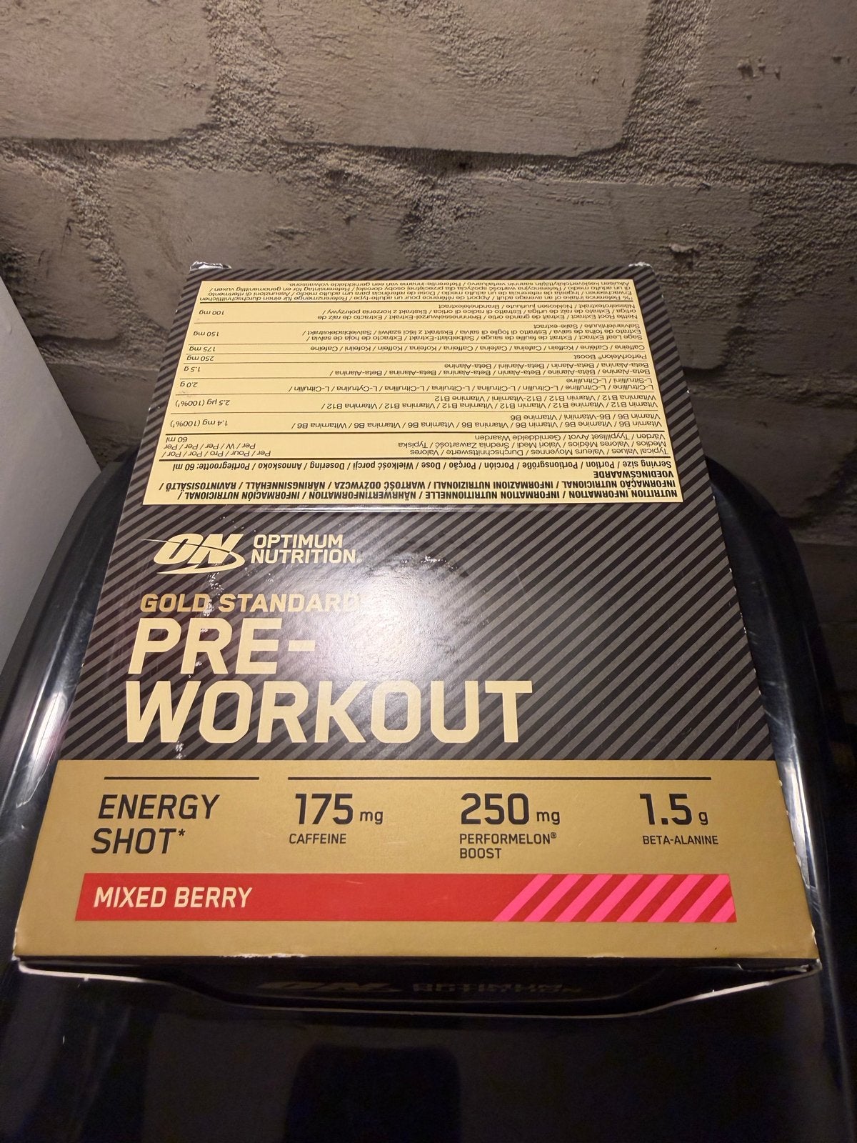 Optimum Nutrition Gold Standard Pre-Workout Energy Shots, Ophalen of Verzenden, Nieuw, Overige typen