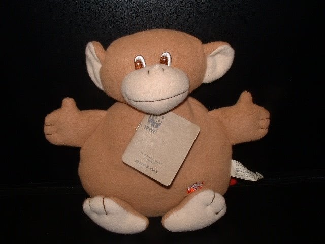ANNA CLUB PLUSH AAP WWF WERELDNATUURFONDS BADSTOF, Ophalen of Verzenden, Nieuw, Overige typen