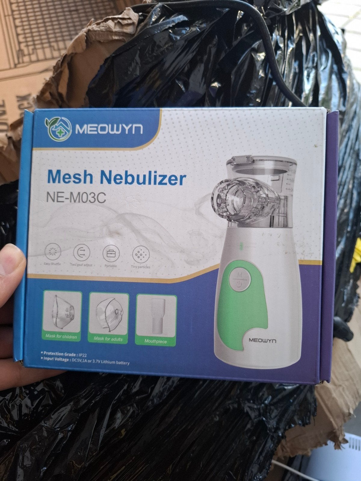 Meowyn Mesh Vernevelaar NE-M03C - Draagbaar en Efficiënt, Ophalen of Verzenden, Nieuw, Overige typen