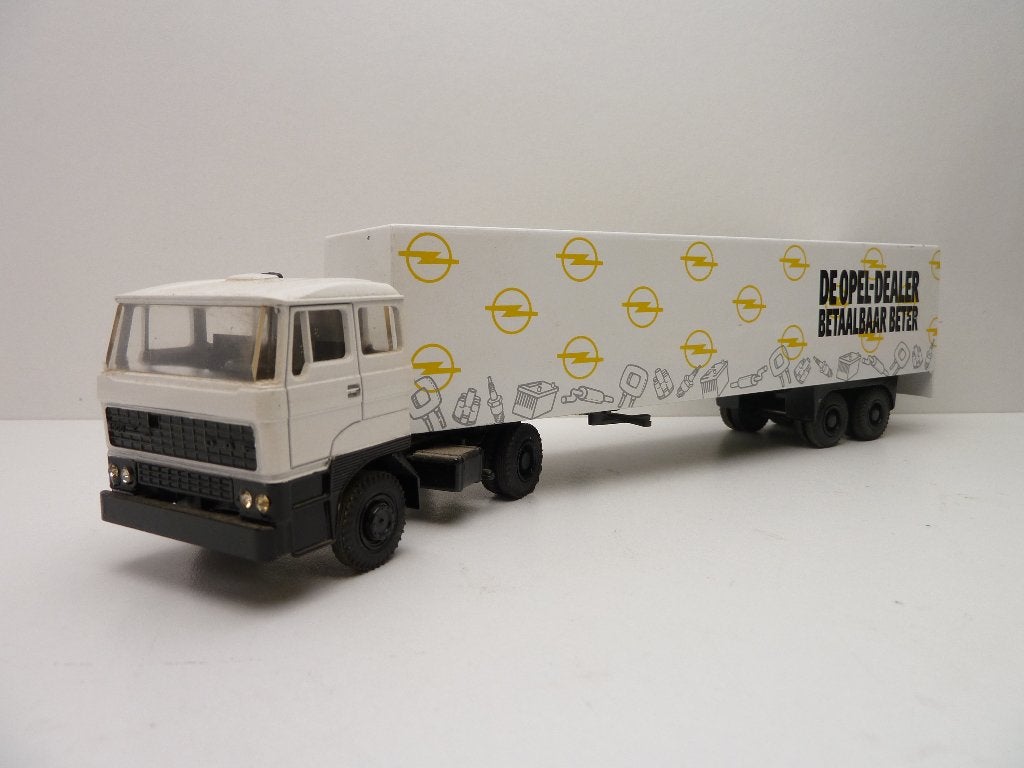 DAF 2800  '' Opel dealer uitgave ''  Lion car, Ophalen of Verzenden, Zo goed als nieuw, Bus of Vrachtwagen, Lion Toys