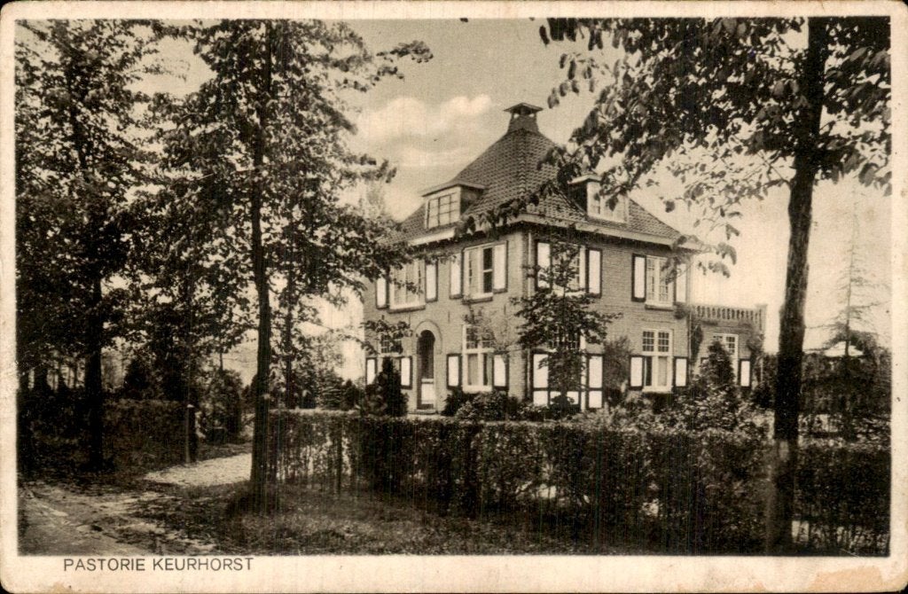 Keurhorst - Pastorie - Voorgevel, Ophalen of Verzenden, 1920 tot 1940, Gelopen, Noord-Brabant