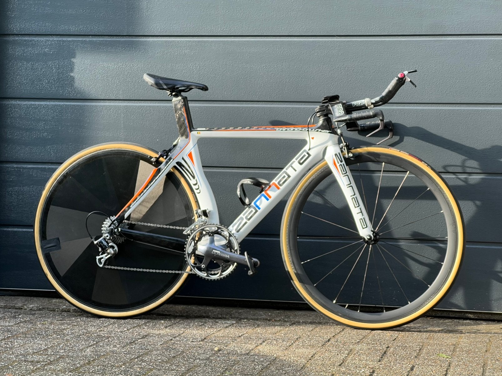 Zannata TT / Triatlon Fiets Volledig Carbon Met Disc Shimano, Carbon, 49 tot 53 cm, Zo goed als nieuw, Meer dan 20 versnellingen