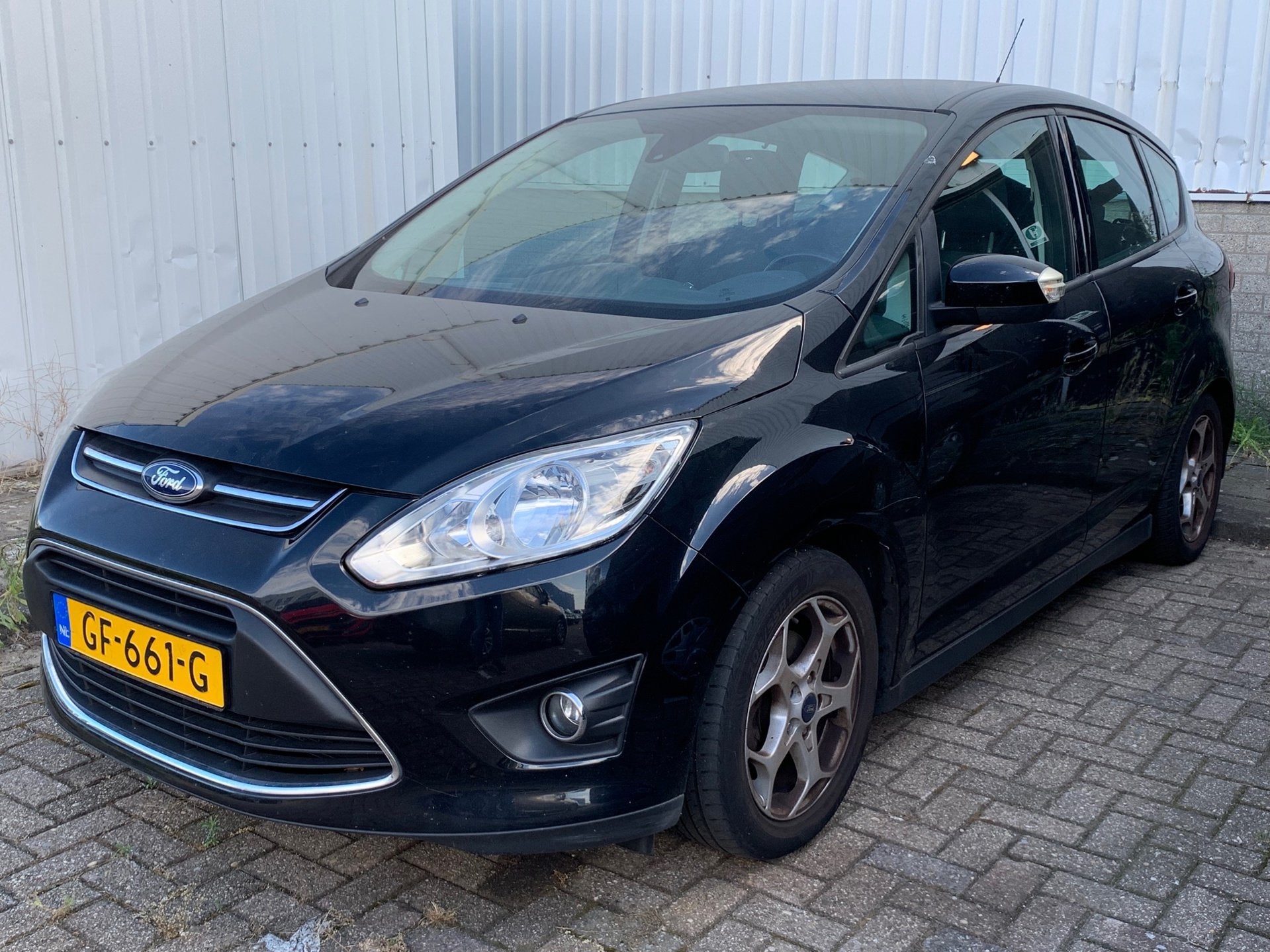 Ford C-Max 1.0 Edition|Motor Defect|Navigatie|Airco|EXPORT|, Auto's, Voorwielaandrijving, Zwart, Zwart, Origineel Nederlands