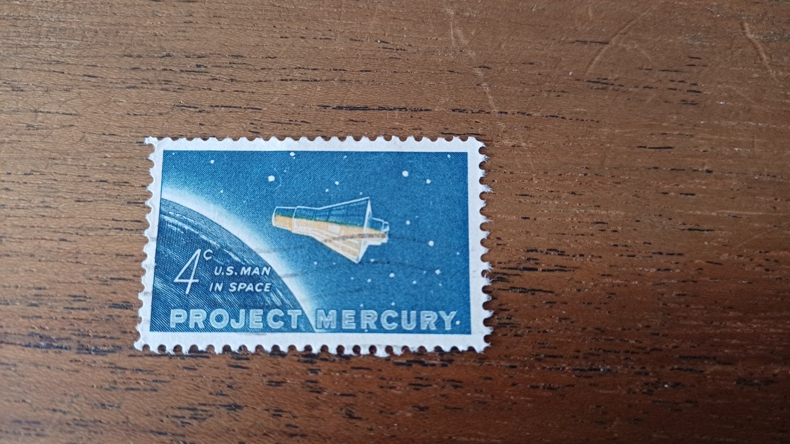 USA, 1962, Project Mercury, Ophalen of Verzenden, Gestempeld, Overige thema's