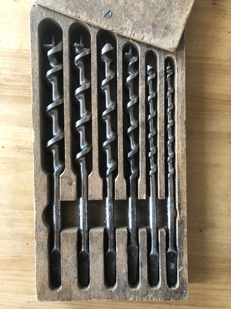 Anker houtboren set in kistje, Ophalen of Verzenden, Zo goed als nieuw, Bitset, Overige merken