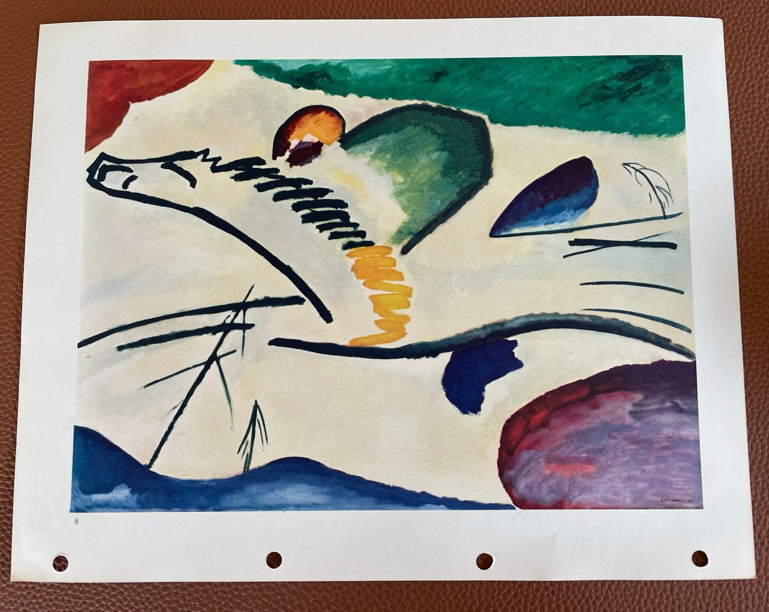 Wassily Kandinsky Lyrisches / Ruiter te paard, Verzamelen, Ophalen of Verzenden