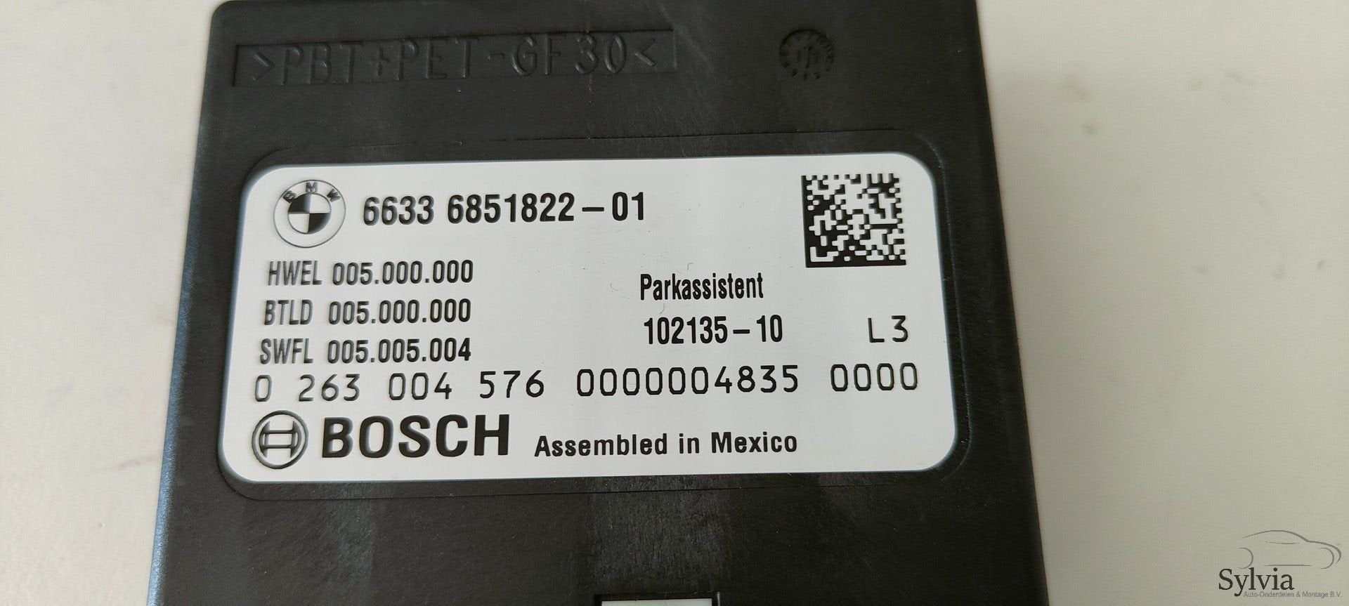 Park assist module BMW 1 / 2 / 3 / 4 F2x F3x F4x  6851822, Gebruikt, -, -, Ophalen of Verzenden