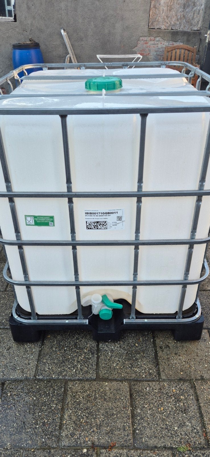 ibc kunststof pallet 1000 liter, 150 liter of meer, Ophalen of Verzenden