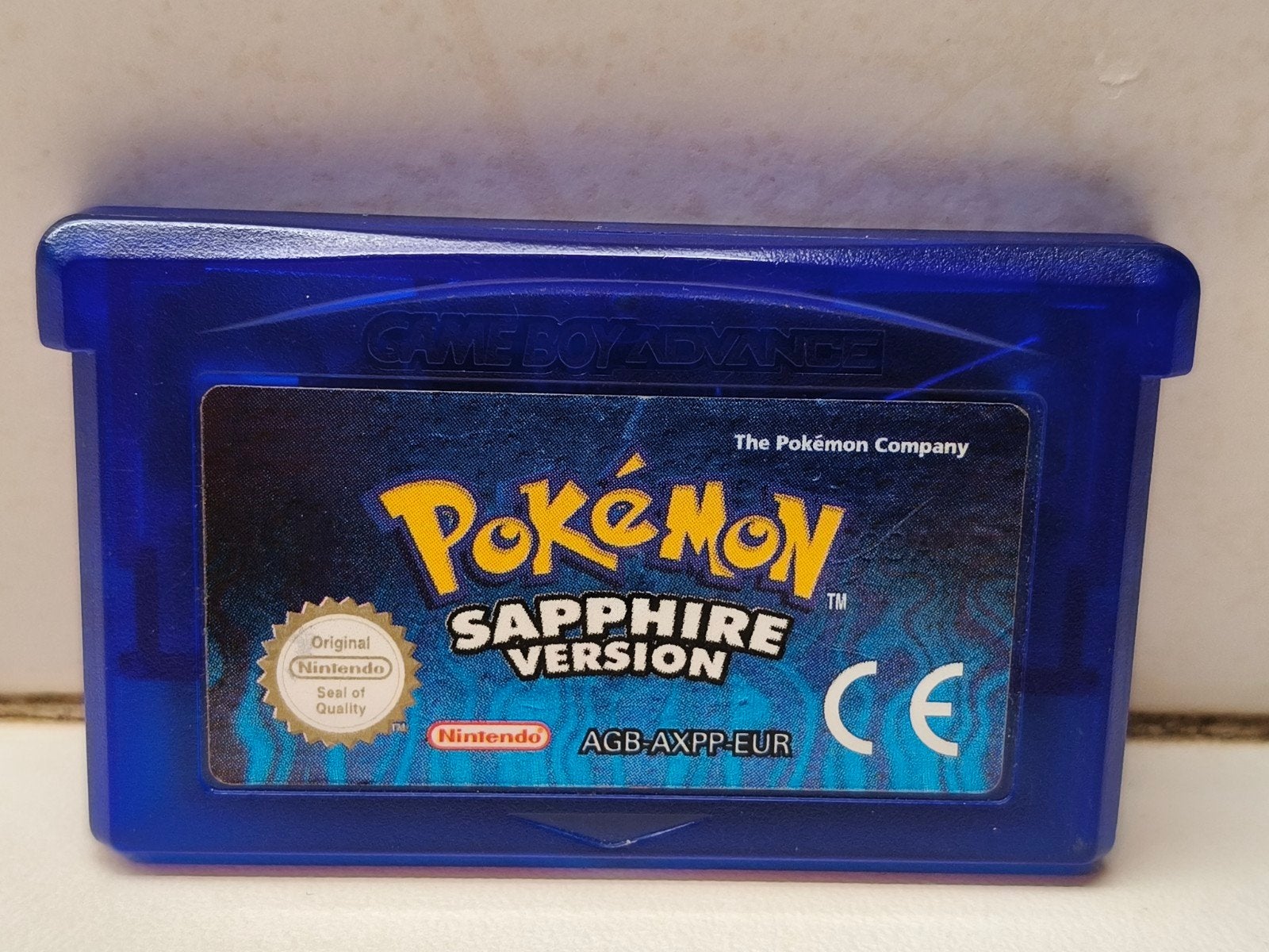 Pokémon Sapphire Version - Game Boy Advance (GBA), Spelcomputers en Games, 1 speler, Ophalen of Verzenden, Zo goed als nieuw, Role Playing Game (Rpg)