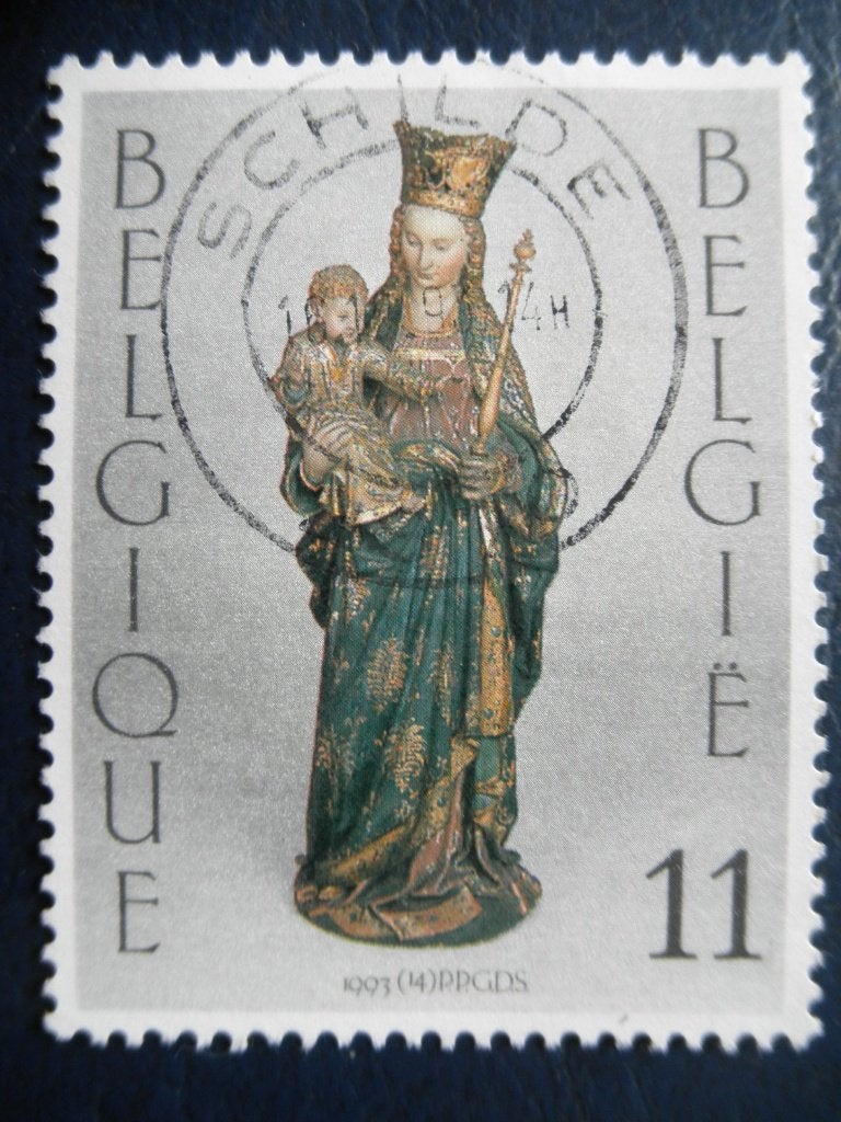 Postzegels België 1993 kerst - cw. 0,60., Ophalen of Verzenden, Gestempeld, Kerst