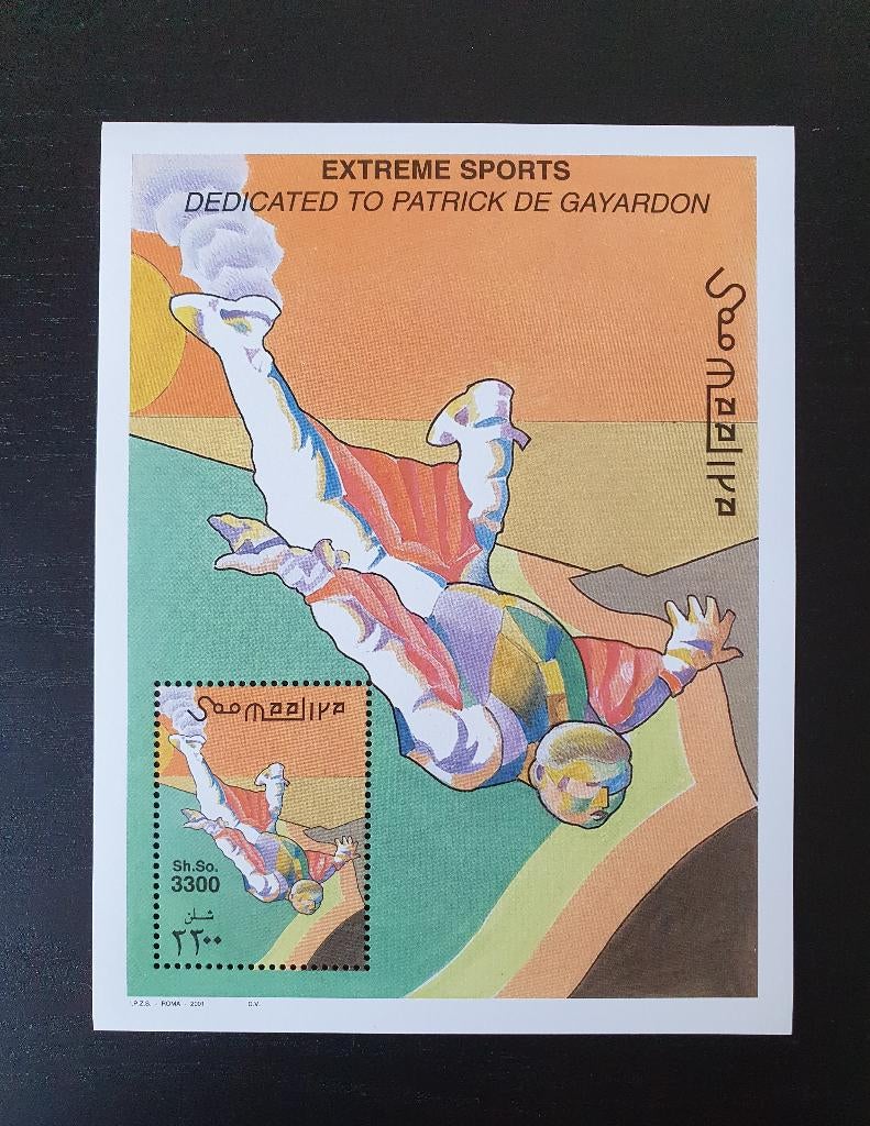 Somalie 2001 Extreme Sports Michel blok 83 postfris, Verzenden, Postfris, Sport