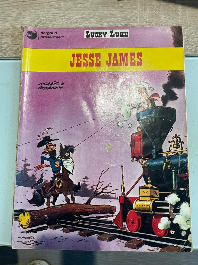 Lucky Luke - Jesse James (Dargaud), Eén stripboek, Ophalen, Gelezen
