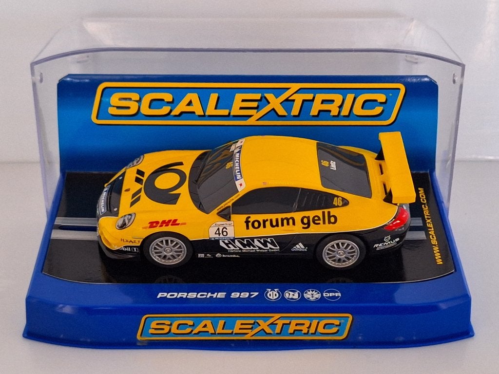 Scalextric Porsche 997 Forum Ref C3079 Digitaal Voorbereid, Kinderen en Baby's, Overige merken, Nieuw, Scalextric, Ophalen of Verzenden