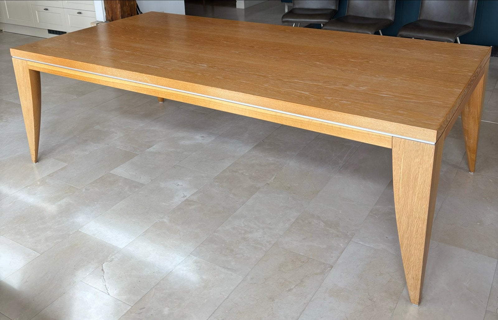 Eettafel 240x120 cm - Jan des Bouvrie - Het Arsenaal, Huis en Inrichting, Tafels | Eettafels, Gebruikt, 100 tot 150 cm, 200 cm of meer