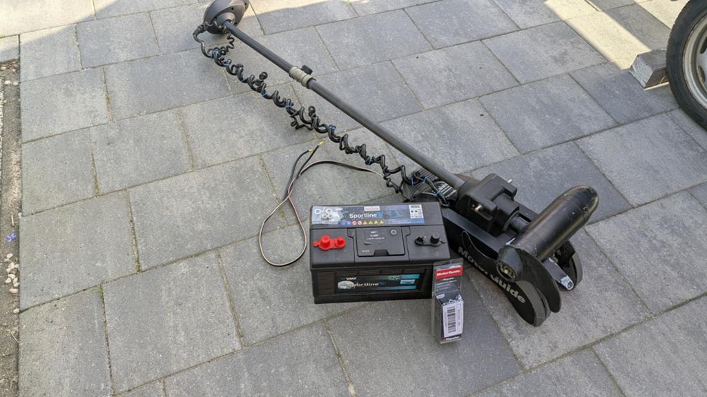 Motorguide xi5 GPS trolling motor 12v met accu, Watersport en Boten, Ophalen, Zo goed als nieuw, Overige typen