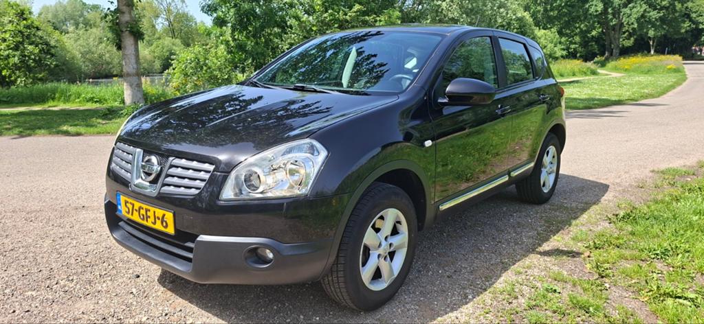Nissan Qashqai 1.6 2WD 2008 Zwart, Auto's, Voorwielaandrijving, 1272 kg, 4 cilinders, Zwart