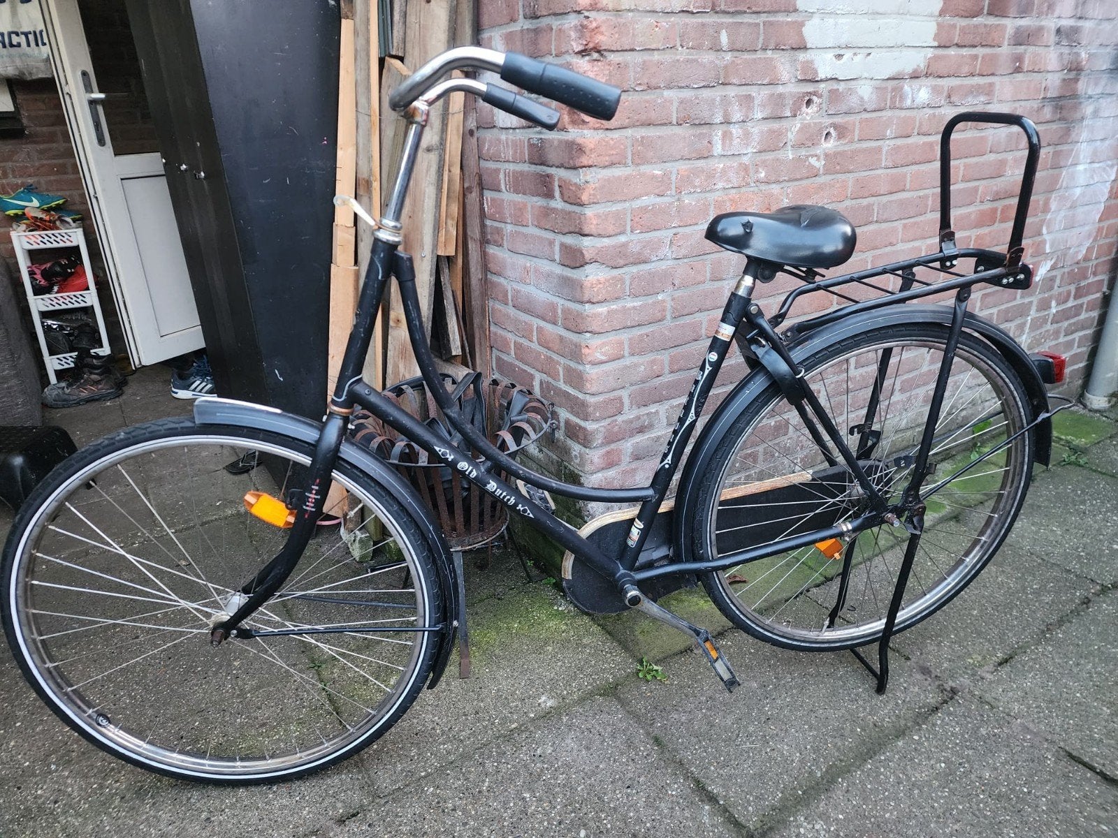 Damesfiets met lage instap en terugtraprem, Fietsen en Brommers, Terugtraprem, Ophalen, Overige merken, 53 tot 56 cm