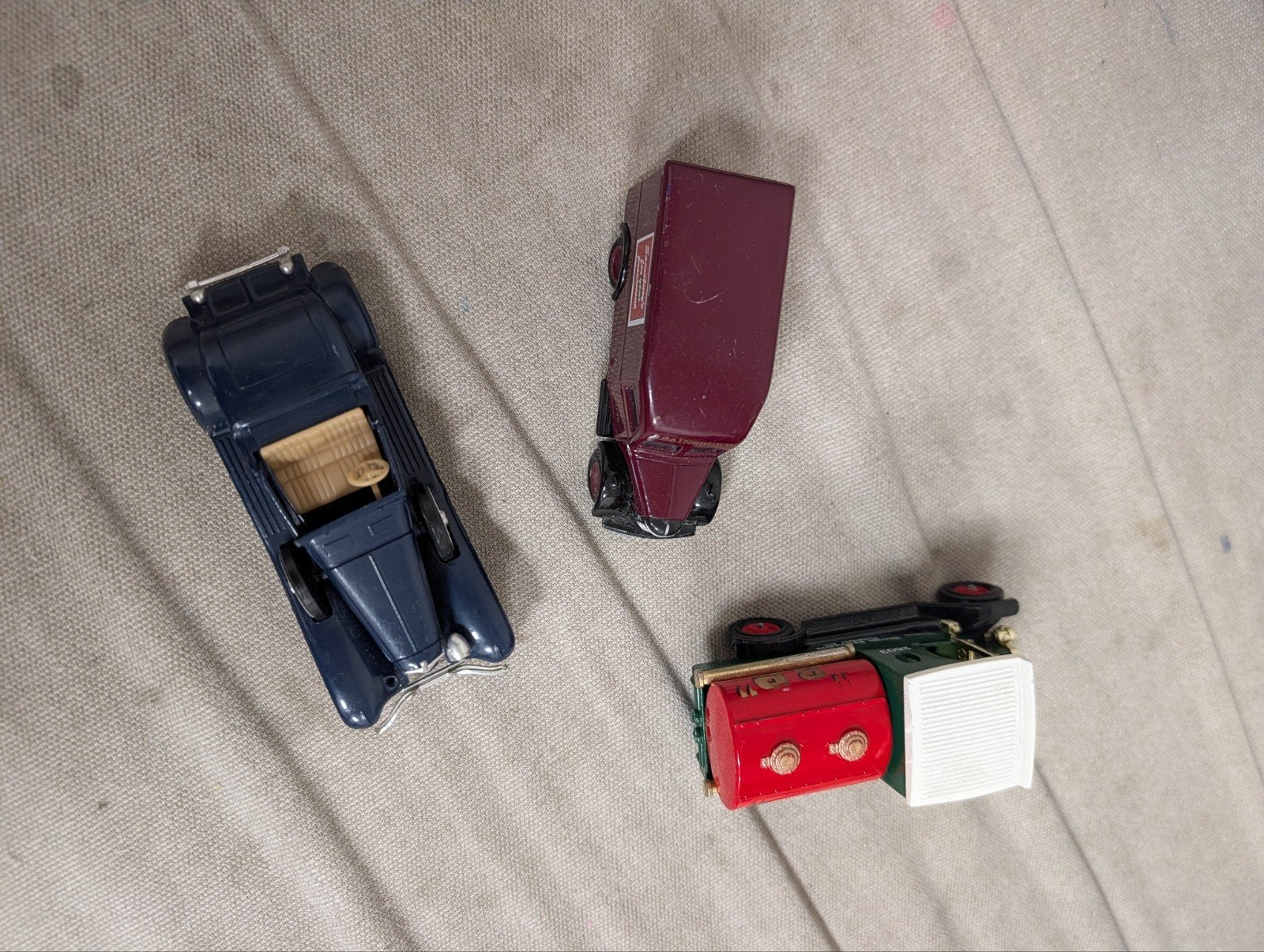 Set van 3 Vintage Speelgoedauto's - Diverse Modellen, Ophalen of Verzenden