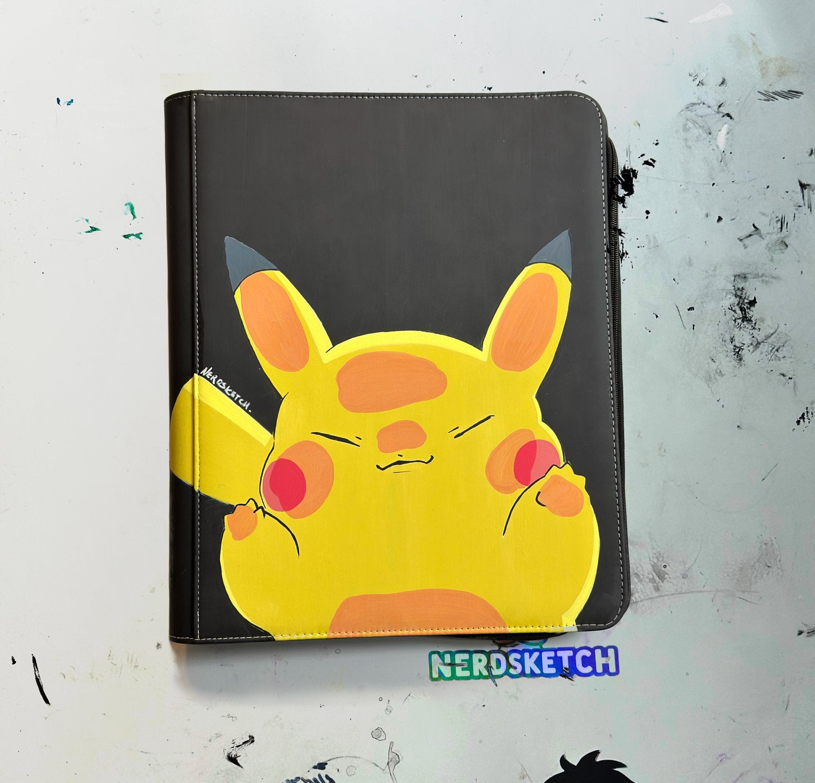 Custom Toploader Pokemon Binder, Ophalen of Verzenden, Zo goed als nieuw