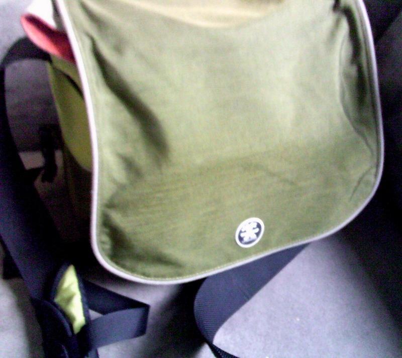 CRUMPLER foto camera tas lenzen tas olijfgroen/oranje, Ophalen of Verzenden, Gebruikt, Schoudertas, Crumpler
