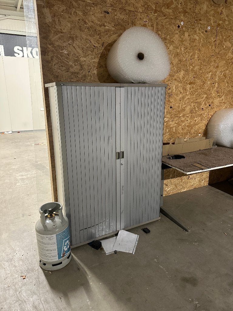 Grote metalen archiefkast met roldeuren 120  51  160 cm, Ophalen, Gebruikt