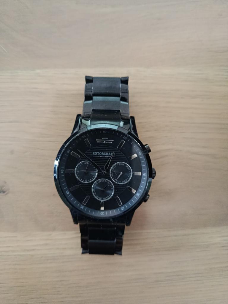 Heren horloge, Overige merken, Staal, Staal, Polshorloge