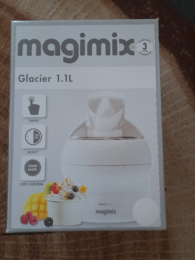 Ijsmachine Magimix Glacier 1.1L, Ophalen, Zo goed als nieuw, Zelfvriezend