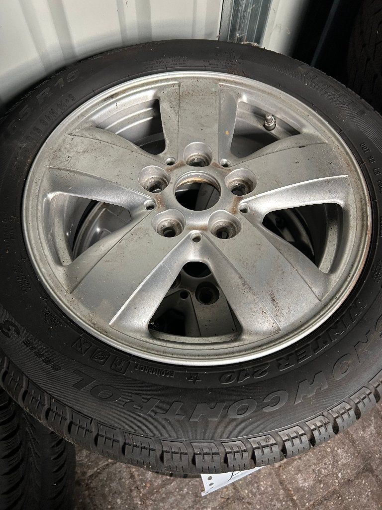 Set velgen+winterbanden Mini 175/65/15, Auto-onderdelen, Gebruikt, 15 inch, 175 mm, Banden en Velgen