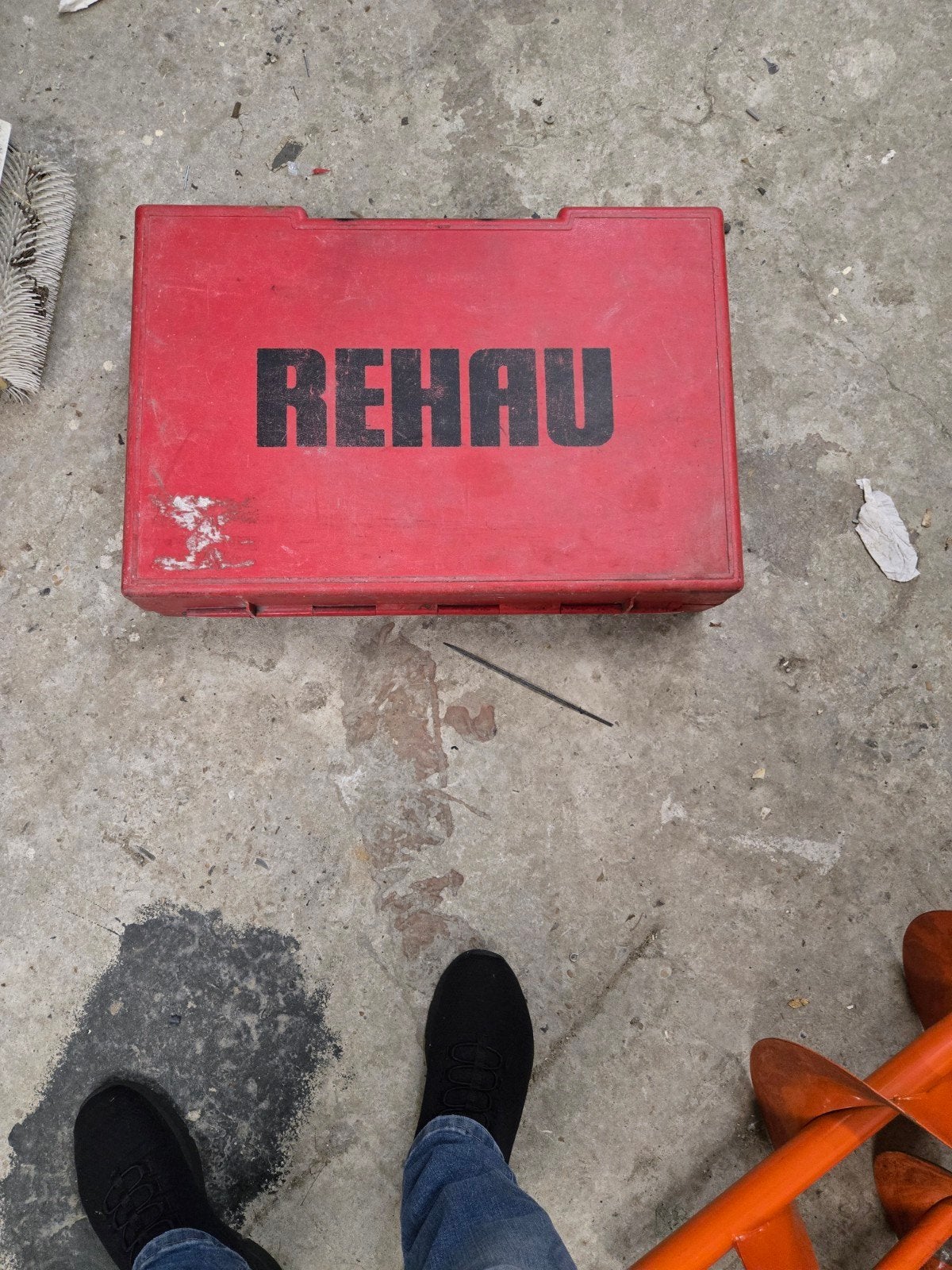 REHAU gereedschapskist voor buisinstallatie, Ophalen, Gebruikt, Gereedschapsset, Overige merken