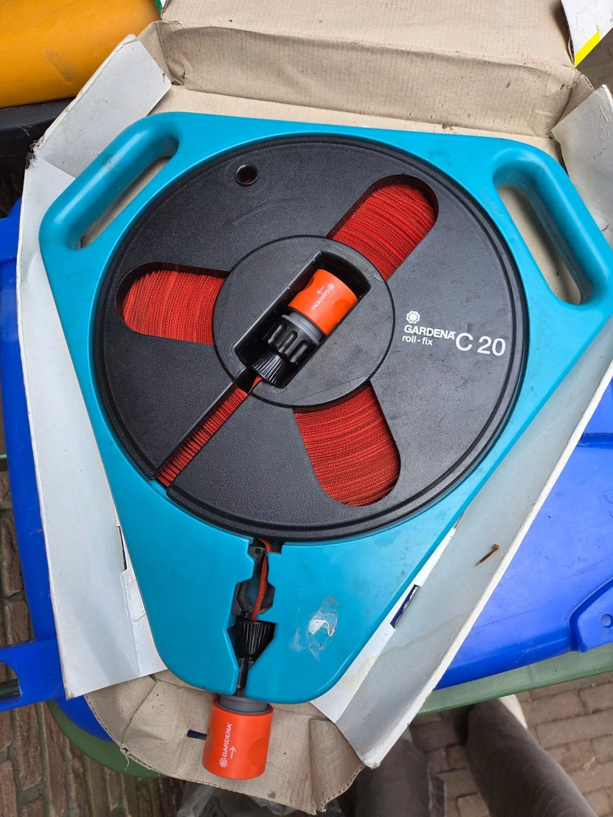 Gardena Roll-Fix C 20 Tuinslanghaspel - Compact en Handig, Ophalen, Gebruikt, Tuinslanghaspel