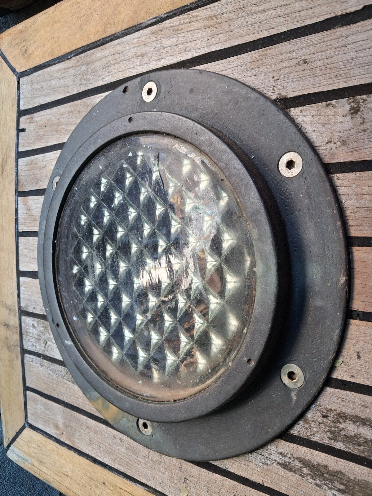 Patrijspoort met prismaglas, Ophalen of Verzenden, Gebruikt, Overige typen