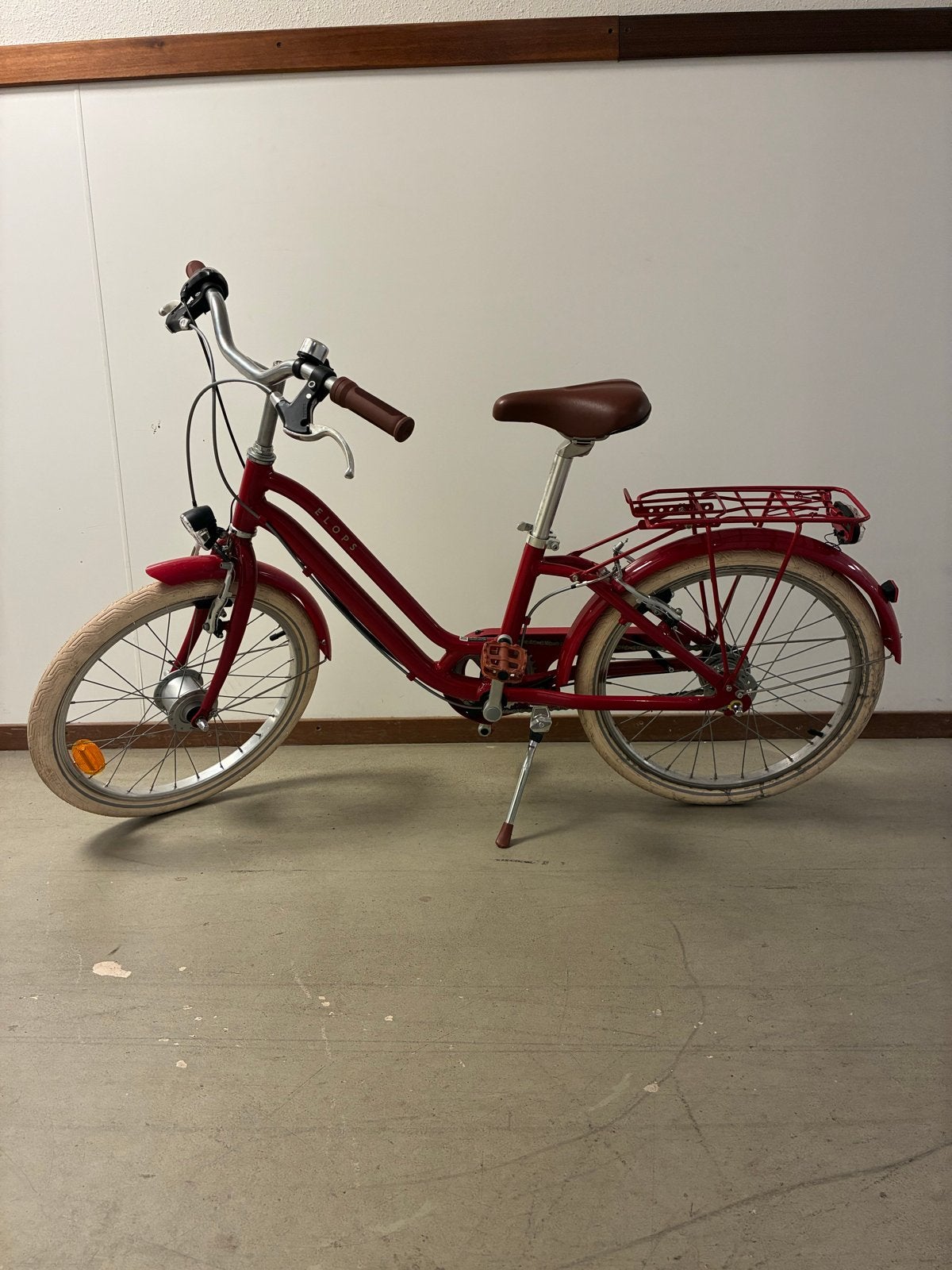 Elops 500 20 inch kinderfiets - Rood, Fietsen en Brommers, Fietsen | Dames | Damesfietsen, Zo goed als nieuw, Overige merken, Versnellingen