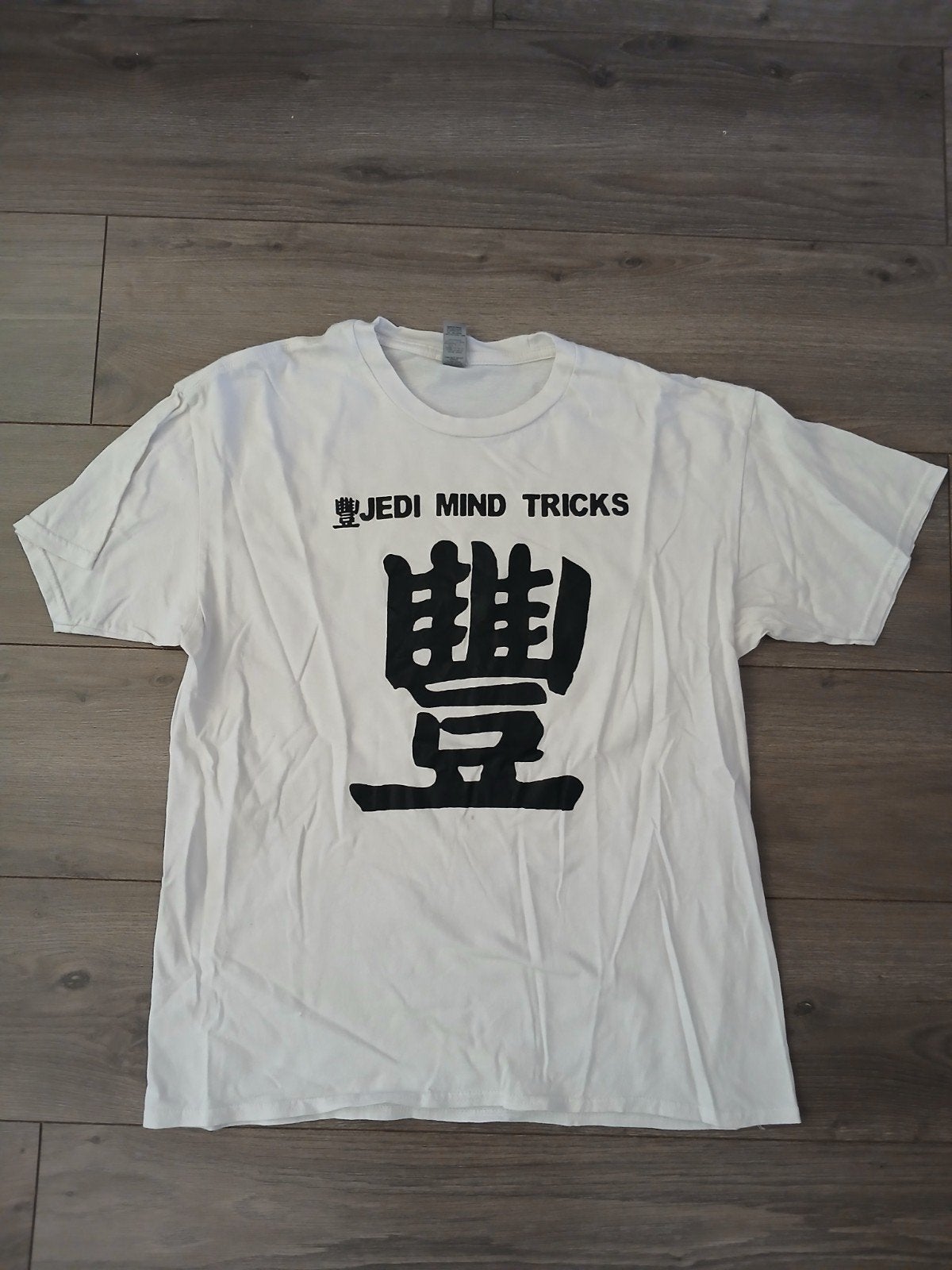 jedi minder tricks T-shirt maat L, Ophalen, Gedragen