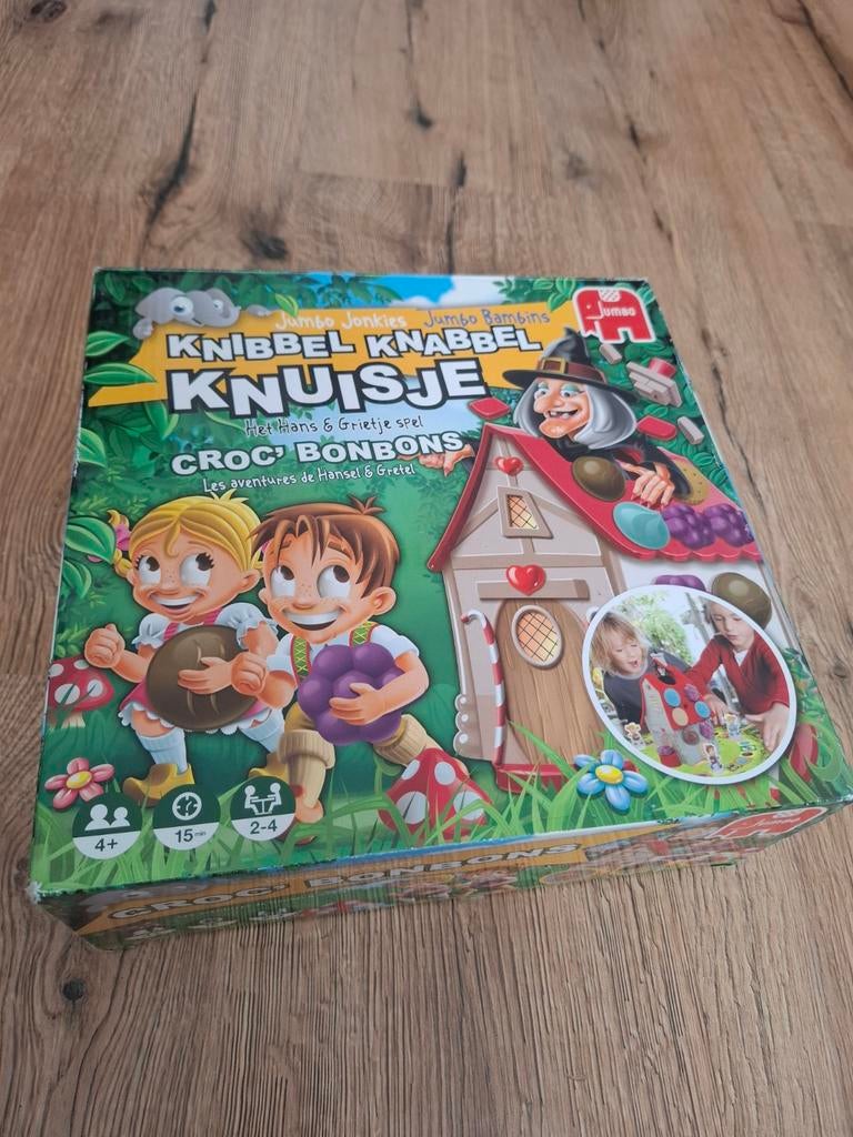 Knibbel Knabbel Huisje - Hans & Grietje spel Jumbo, Een of twee spelers, Ophalen of Verzenden, Gebruikt, Jumbo