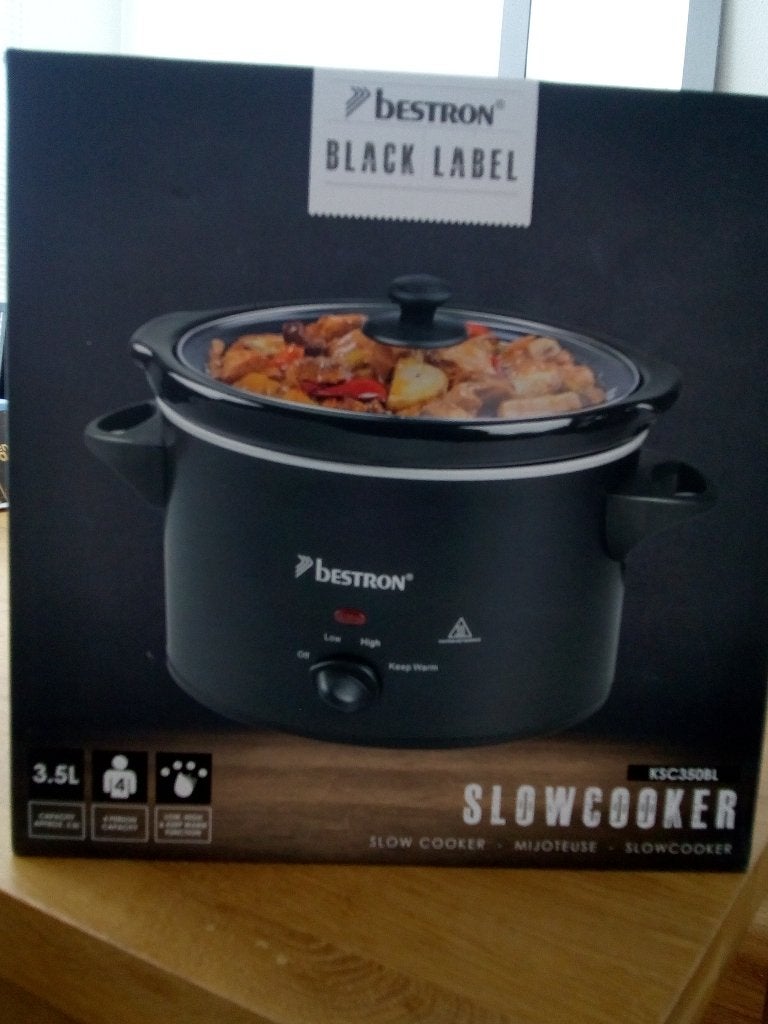 Slowcooker, Ophalen, Vaatwasmachinebestendig, Nieuw
