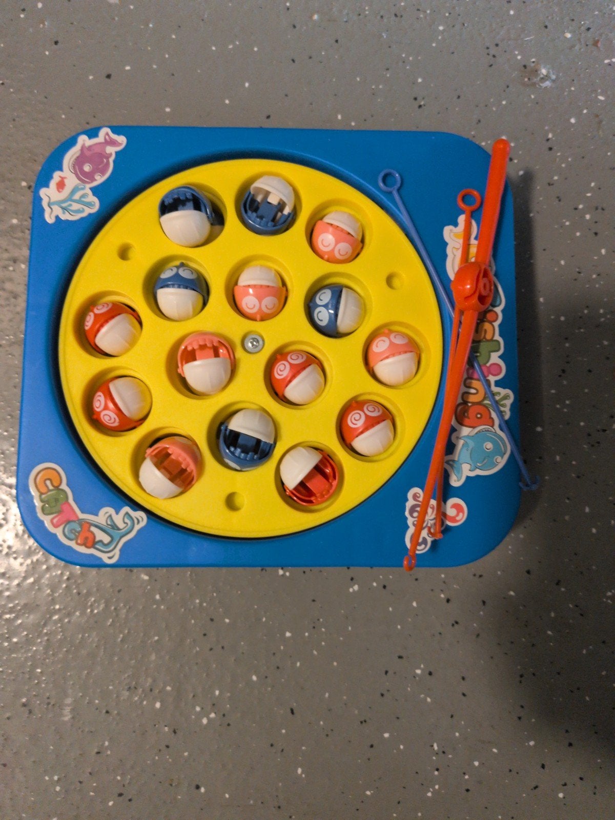 Leuk visspel met 1 hengel voor kinderen, Ophalen of Verzenden, Gebruikt, Jongen of Meisje