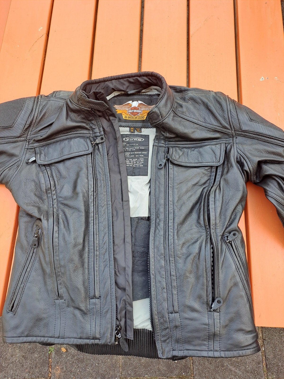 Motorjas Harley-Davidson, Motoren, Dames, Jas | leer, Harley Davidson. Origineel., Ophalen of Verzenden