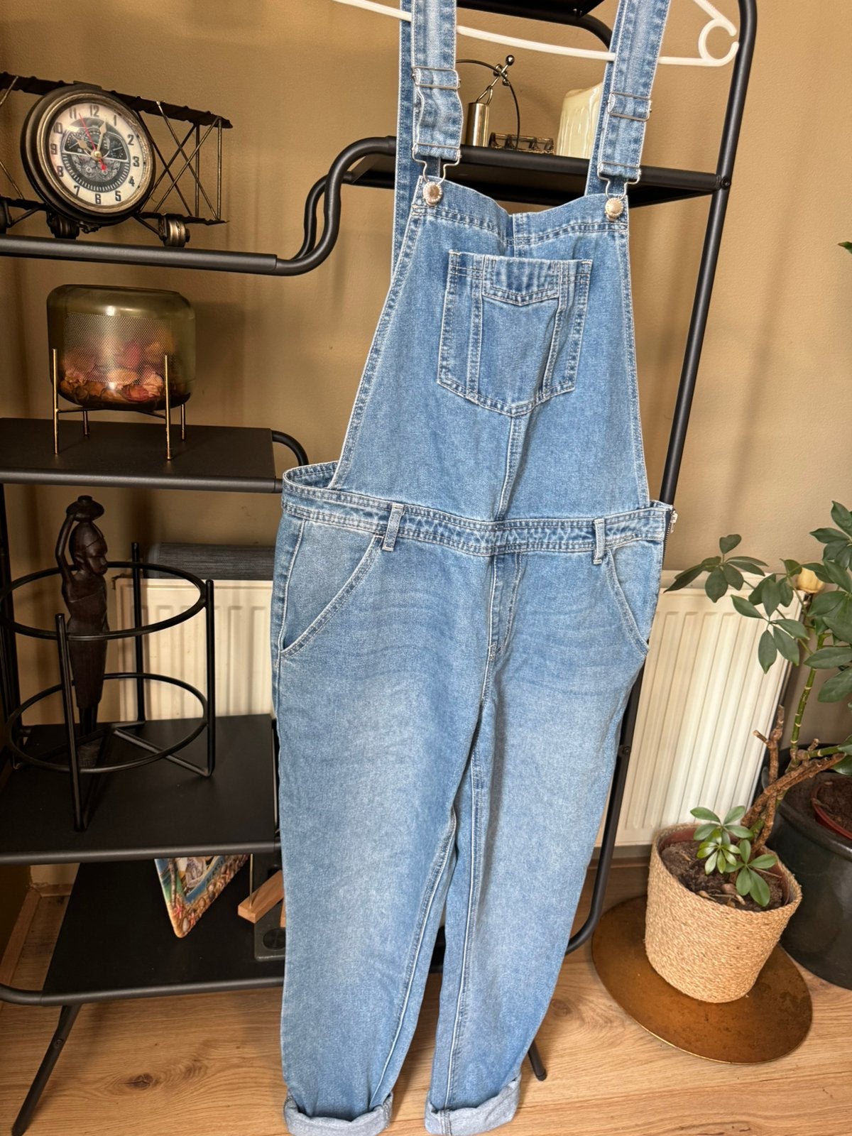 Dames jeans tuinbroek maat 40-42 Follow me, Ophalen of Verzenden, Zo goed als nieuw, Maat 38/40 (M), Blauw