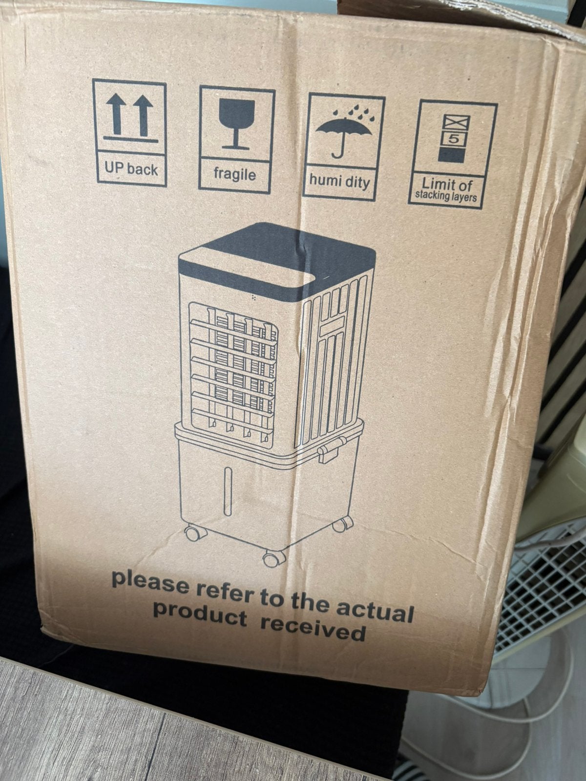 Aircooler nieuw in doos, Ophalen, Minder dan 60 m³, Nieuw, 3 snelheden of meer