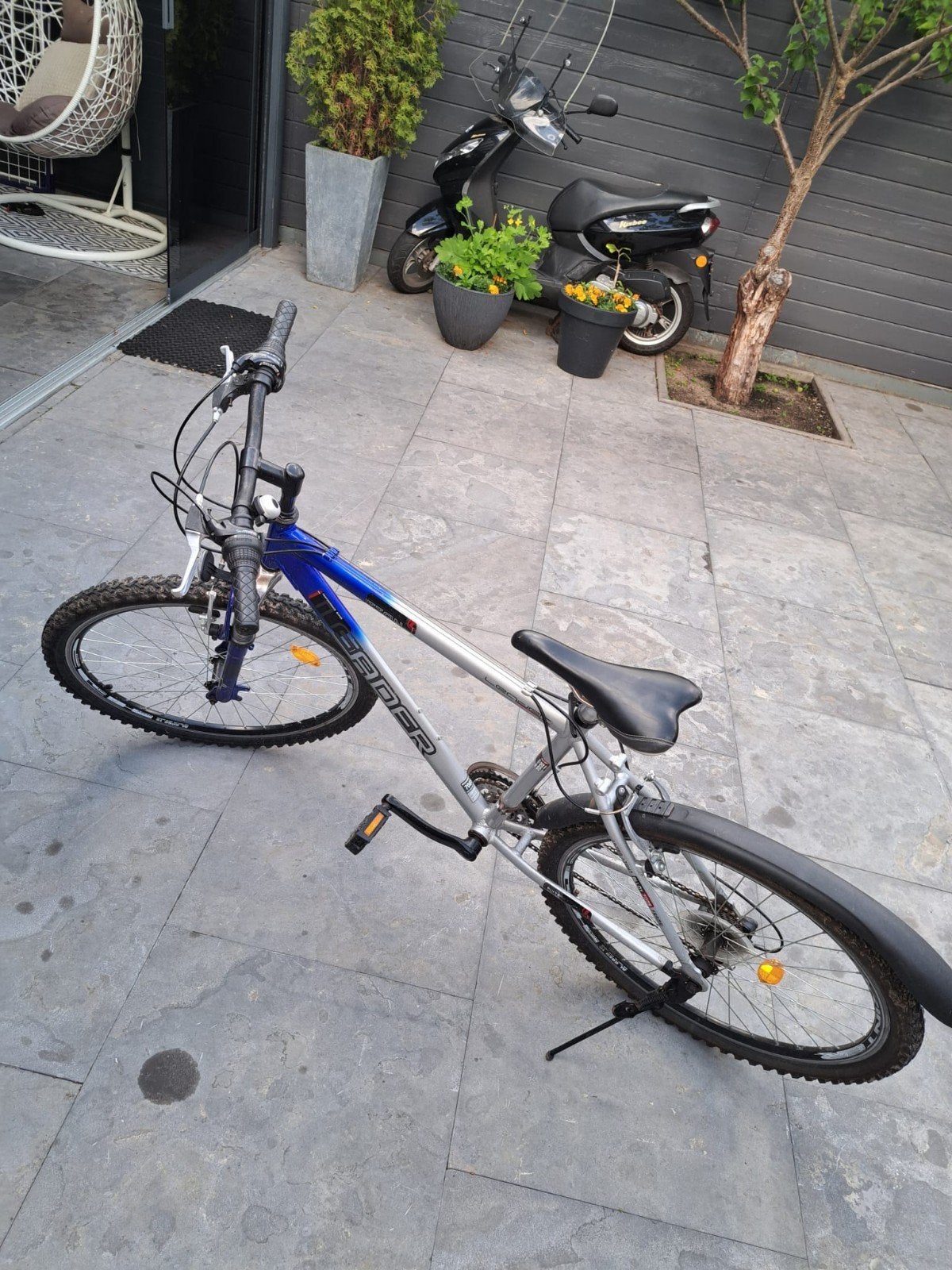 Stoere jongensfiets 26 inch, frame 46 cm, Fietsen en Brommers, Fietsen | Heren | Herenfietsen, Gebruikt, Velgrem, Versnellingen