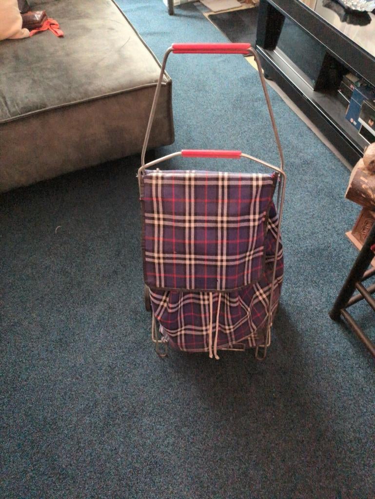 Caddie origineel, Ophalen, Blauw, Metaal, Gebruikt